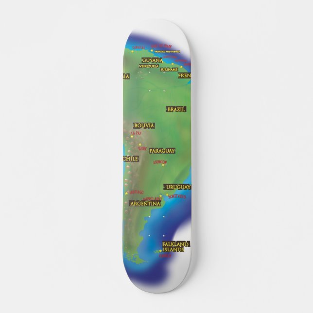 Südamerika Skateboard (Vorne)