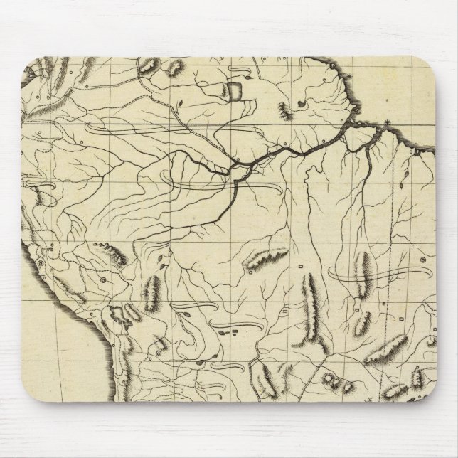 Südamerikanische Kontur Mousepad (Vorne)