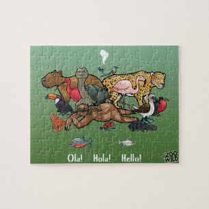 Südamerikanische Tiere - Puzzle