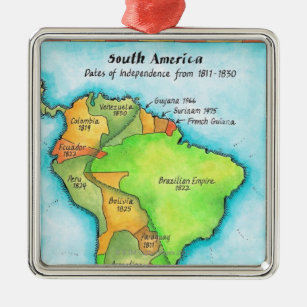 Südamerikanische Unabhängigkeit Ornament Aus Metall