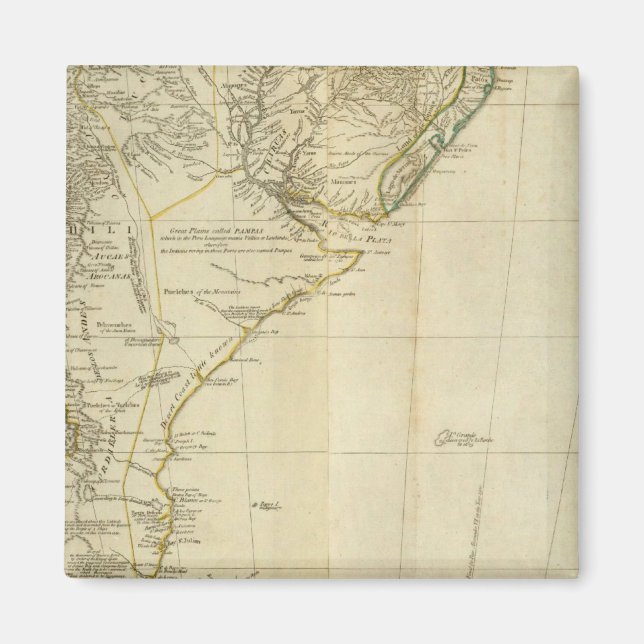 Südamerikanischer Abschnitt Magnet (Vorne)