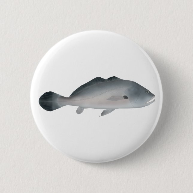 Südamerikanischer Silberdrummler Button (Vorderseite)