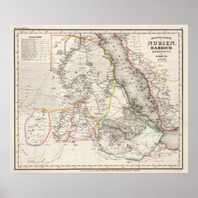 Sudan, Äthiopien Poster (Vorne)