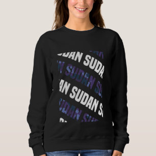 Sudan Camouflage Muster Lila Camouflage Sweatshirt