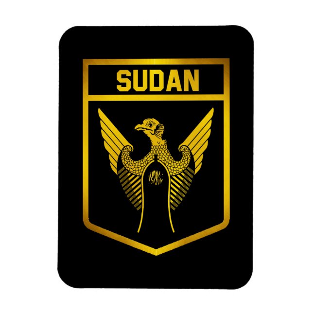 Sudan-Emblem Magnet (Vertikal)