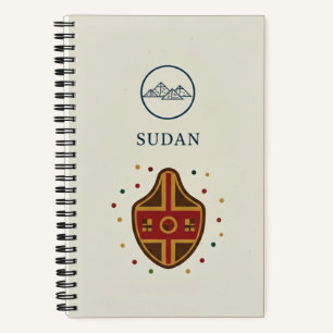 Sudan-Erbe- und Meroe-Pyramiden-Fotoarchiv Notizbuch
