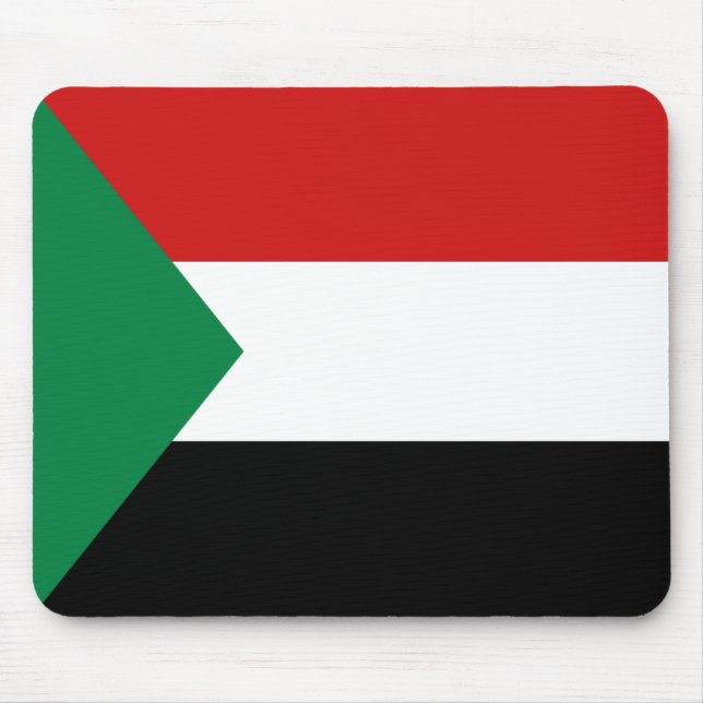Sudan Flag Mousepad (Vorne)