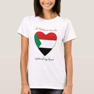 Sudan Flag Sweetheart T - Shirt