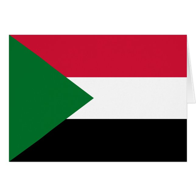 Sudan-Flagge (Vorderseite (Horizontal))