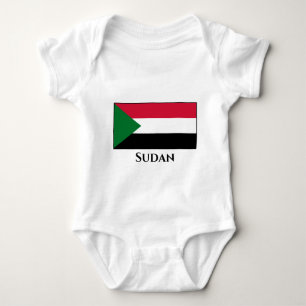 Sudan-Flagge Baby Strampler