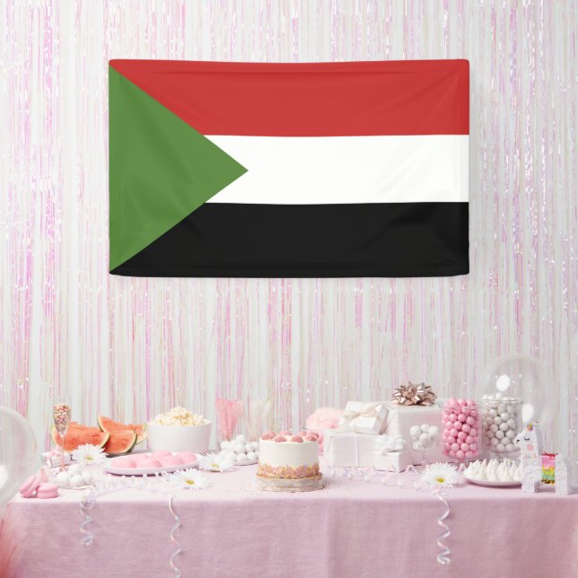 Sudan-Flagge Banner (Party)