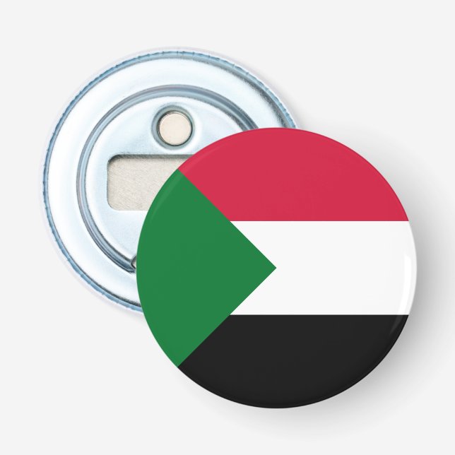 Sudan-Flagge Flaschenöffner (Vorderseite)