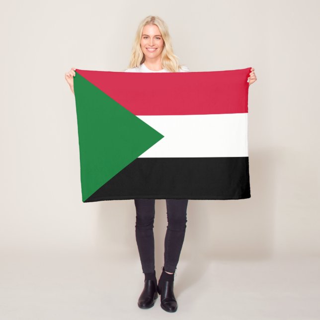Sudan-Flagge Fleecedecke (Beispiel)
