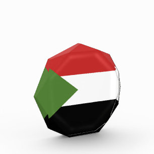 Sudan-Flagge Fotoblock