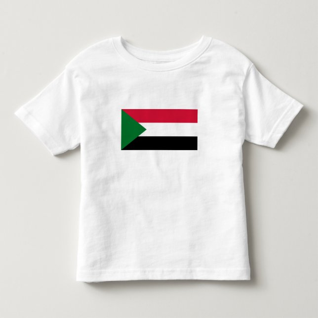 Sudan-Flagge Kleinkind T-shirt (Vorderseite)