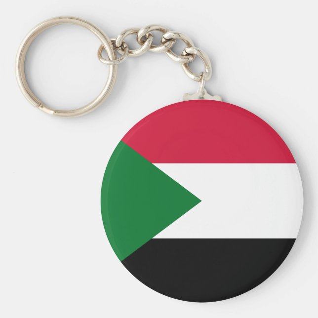Sudan-Flagge Schlüsselanhänger (Vorne)