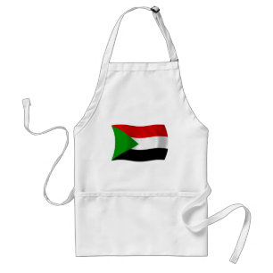 Sudan-Flagge-Schürze Schürze