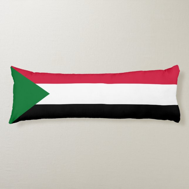 Sudan-Flagge Seitenschläferkissen (Vorderseite)