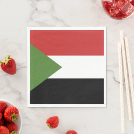 Sudan-Flagge Serviette