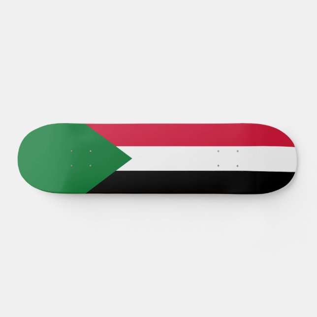Sudan-Flagge Skateboard (Horizontal)