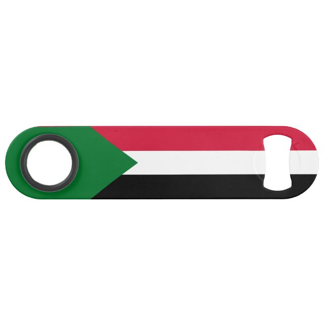 Sudan-Flagge Speed Flaschenöffner (Vorderseite (Horizontal))