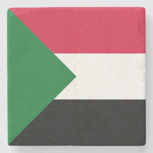 Sudan-Flagge Steinuntersetzer