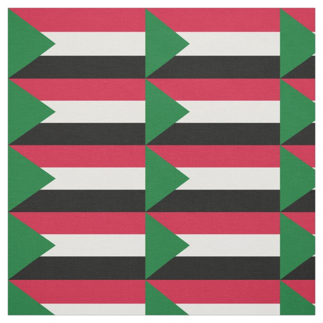 Sudan-Flagge Stoff (Muster)