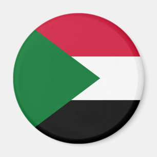 Sudan-Flaggen-Magnet Magnet