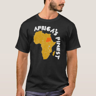 Sudan-Karten-Entwurf T-Shirt