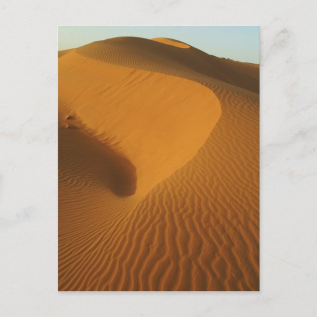 Sudan, Norden (Nubia), Dünen in der Wüste Postkarte (Vorderseite)