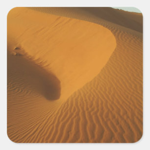 Sudan, Norden (Nubien), Dünen in der Wüste Quadratischer Aufkleber