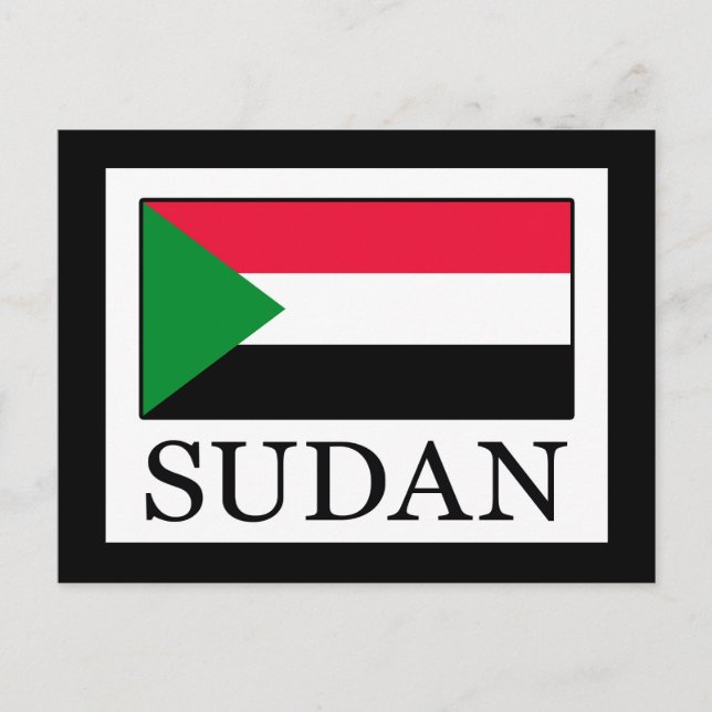 Sudan Postkarte (Vorderseite)