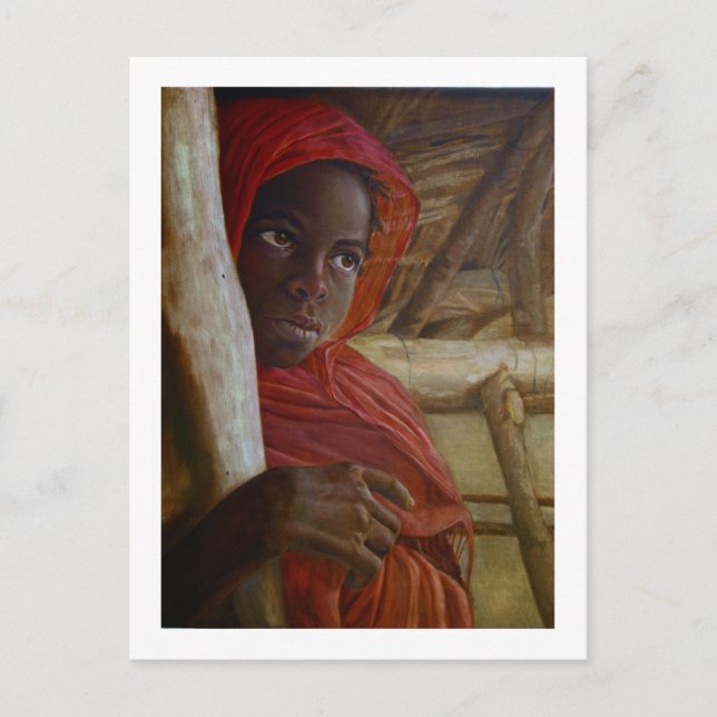 Sudanese Girl Postcard Postkarte (Vorderseite)