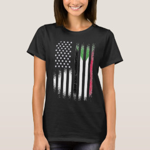 Sudanesisch-Amerikanischer Patriot Grown Land USA T-Shirt