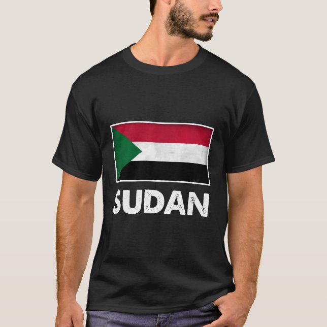 sudanesische Flagge T-Shirt (Vorderseite)
