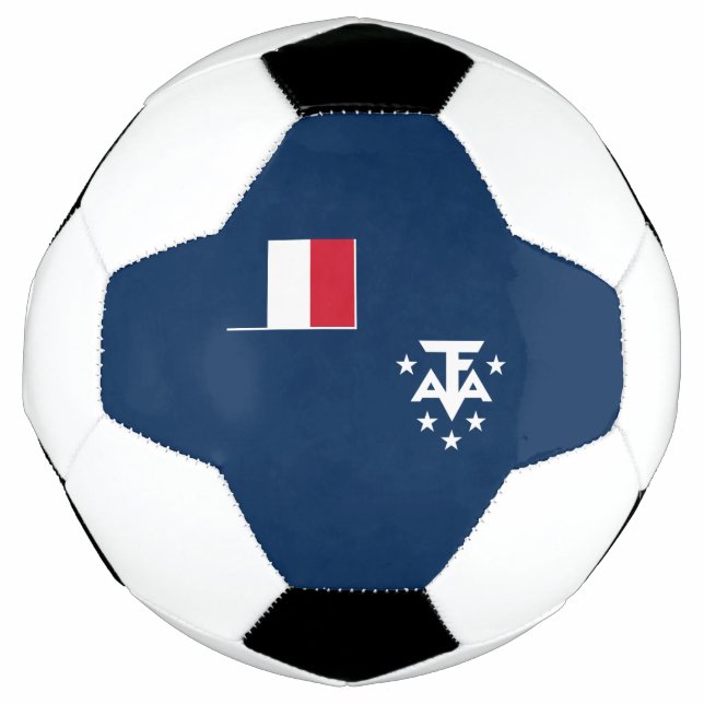 Südantarktische Landschaften in Frankreich Fußball (Vorderseite)
