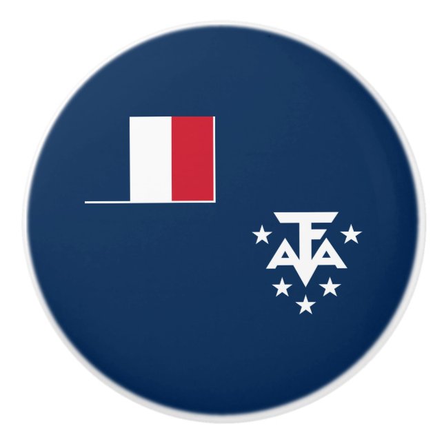 Südantarktische Landschaften in Frankreich Keramikknauf (Vorderseite)