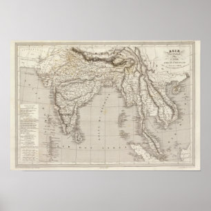 Südasien, Indien Poster