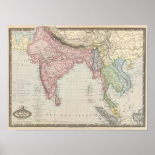 Südasien Poster