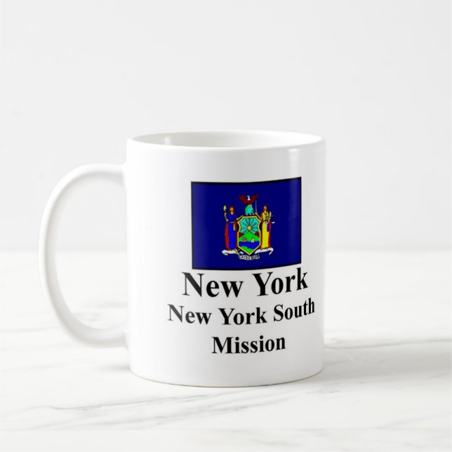 Südauftrag-Trinkbehälter New York New York Kaffeetasse (Links)