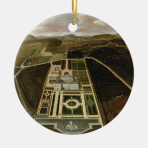 Südaussicht des Hampton Court, Herefordshire, C. Keramikornament