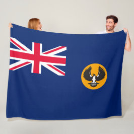 Südaustralische Flagge (australischer Staat) (SA) Fleecedecke