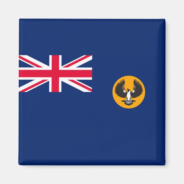 Südaustralische Flagge (australischer Staat) (SA) Magnet (Vorne)