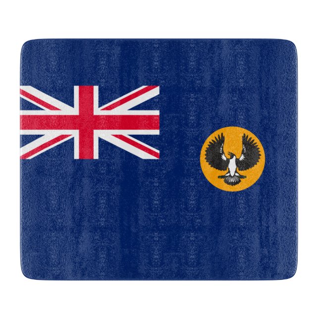 Südaustralische Flagge (australischer Staat) (SA) Schneidebrett (Vorderseite)