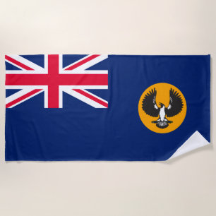 Südaustralische Flagge (australischer Staat) (SA) Strandtuch