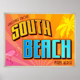 SÜDBEACH-Plakat Poster