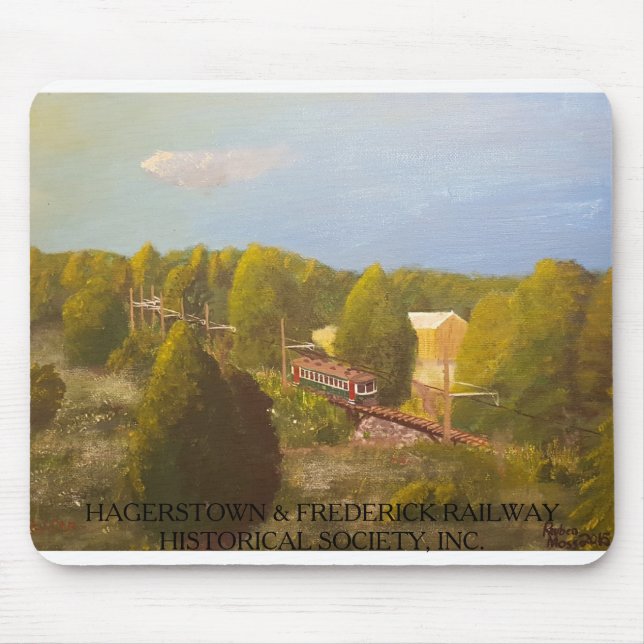 "Südberg Sonnenaufgang Lauf" Mousepad (Vorne)