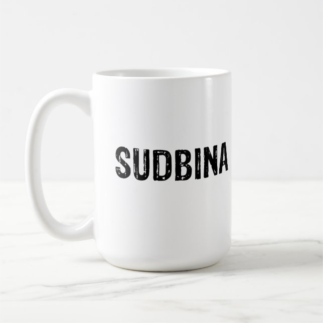 Sudbina. Schicksal in Bosnien Kaffeetasse (Links)