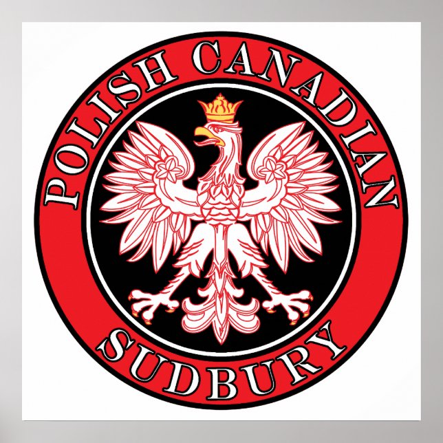 Sudbury Polnischer Adler Poster (Vorne)
