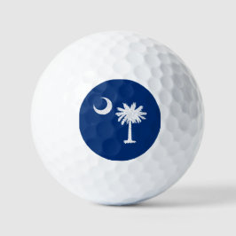Südcarolina-Flagge Golfball